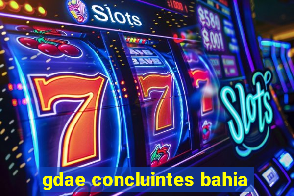 gdae concluintes bahia